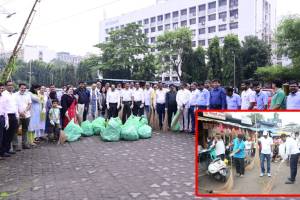 पनवेल परिसर, उपजिल्हा रुग्णालय आणि सिडको भवनामध्ये स्वच्छता मोहीम Cleanliness drive in Panvel area