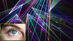 Eyes injured pune laser beam