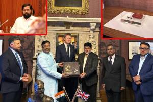 शिवप्रेमींसाठी ऐतिहासिक क्षण – मुख्यमंत्री शिंदे; वाघनखं भारतात आणण्याबाबत सामंजस्य करारावर स्वाक्षरी wagh nakh india