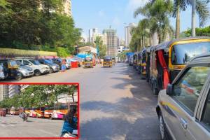 ठाण्यात रुंद रस्ते पार्किंगसाठी आंदण? रुंदीकरणानंतरही कोंडी कायम road widening in Thane
