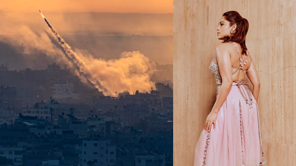 Bollywood actress nushrratt bharuccha stranded in israel