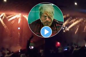 नाशिकमध्ये शाहरुख खानच्या चाहत्यांचा प्रताप; थिएटरमध्येच फोडले फटाके, धक्कादायक VIDEO व्हायरल Jawan Film Burst Firecrackers in Theater