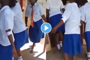 बापरे! शाळेतील ९० मुलींना एकाच वेळी अर्धांगवायूचा झटका? VIDEO पाहून उडेल थरकाप… 90 school kids paralyzed
