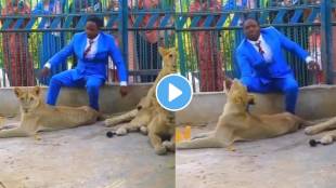 viral video pastor jumps into lion cage to prove divine protecting him shocking video viral