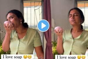 Viral video: Woman's 'soap-eating' act takes internet by storm, but it's not what you think