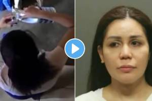 Footage shows Arizona woman allegedly pouring bleach into her US Air Force husband’s coffee