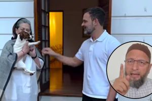 ‘हा तर मुस्लीम मुलींचा अवमान’, राहुल गांधी यांच्या कुत्र्याच्या नावावरून एमआयएमची टीका Rahul-Gandhi-Dog-pet-noorie