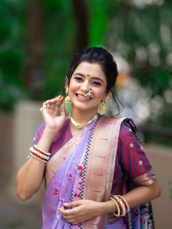 Shivani Mundhekar Nauvari Saree