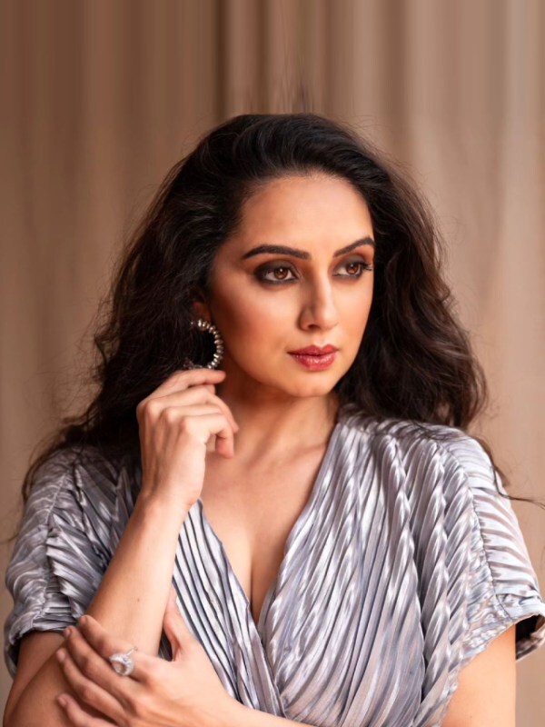 Shruti Marathe Silver Dress