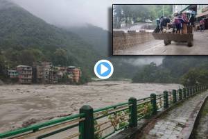 Sikkim Flash Flood News in Marathi