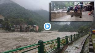 Sikkim Flash Flood News in Marathi