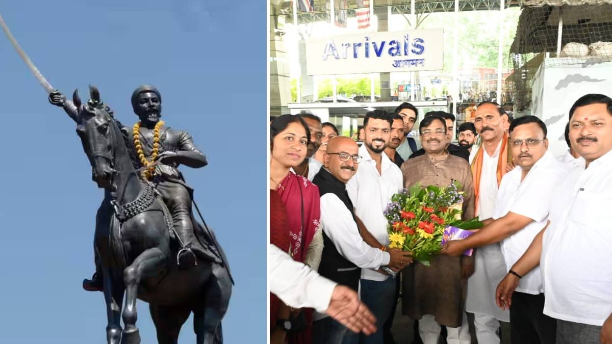Statue of Chhatrapati Shivaji Maharaj near India-Pakistan border