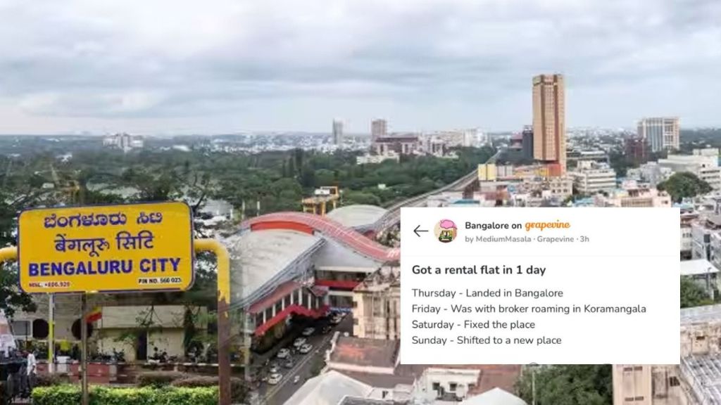 In Bangalore a person got a house on rent in one day