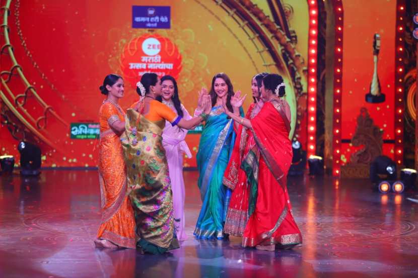 Zee Marathi Awards Madhuri Dixit Malaika Arora
