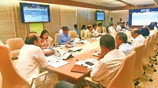 ajit pawar review infrastructural development projects in meeting with project monitoring unit