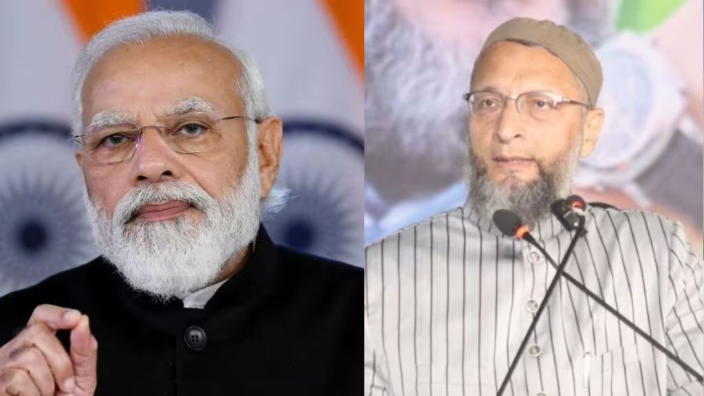 asadddun owaisi and pm narendra modi