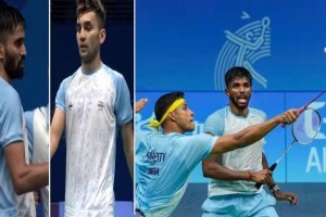 Asian Games 2023: प्रणॉयच्या दुखापतीने भारतीय पुरुष बॅडमिंटन संघाचे सुवर्णपदक हुकले, फायनलमध्ये चीनकडून पराभव Badminton Prannoy's injury spoiled the game Indian men's badminton team missed the gold China defeated in the final