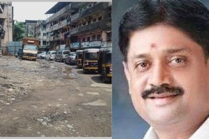 kalyan city shivsena president ravi patil, potholes in kalyan, kalyan municipal corporation