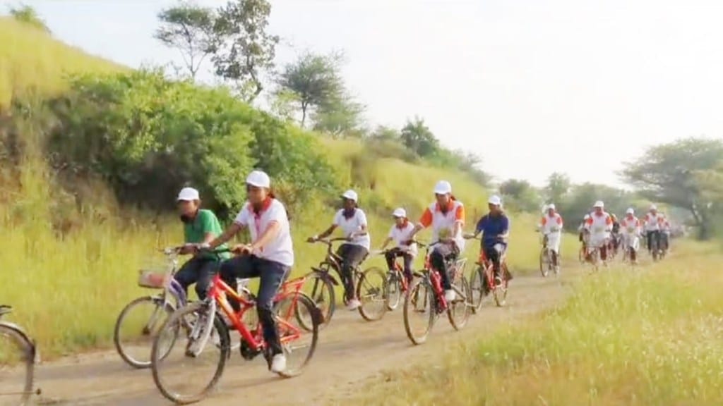 buldhana bicycle rally, national wildlife week 2023, lonar sarovar
