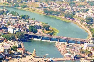 nashik godavari river, brahmagiri, demarcation of brahmagiri, illegal mining, illegal mining surrounding godavari river