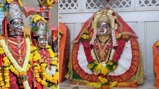 In Uran, Sharadotsav Navratri, devotees rush worship godess visiting different godess temple