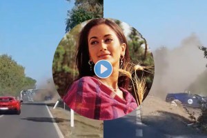 Video : भरधाव वेगाने ओव्हरटेक, ट्रक पलटी अन् फेरारी कार…; ‘स्वदेस’ फेम अभिनेत्रीच्या कार अपघाताचा धक्कादायक व्हिडीओ समोर gayatri joshi car accident video