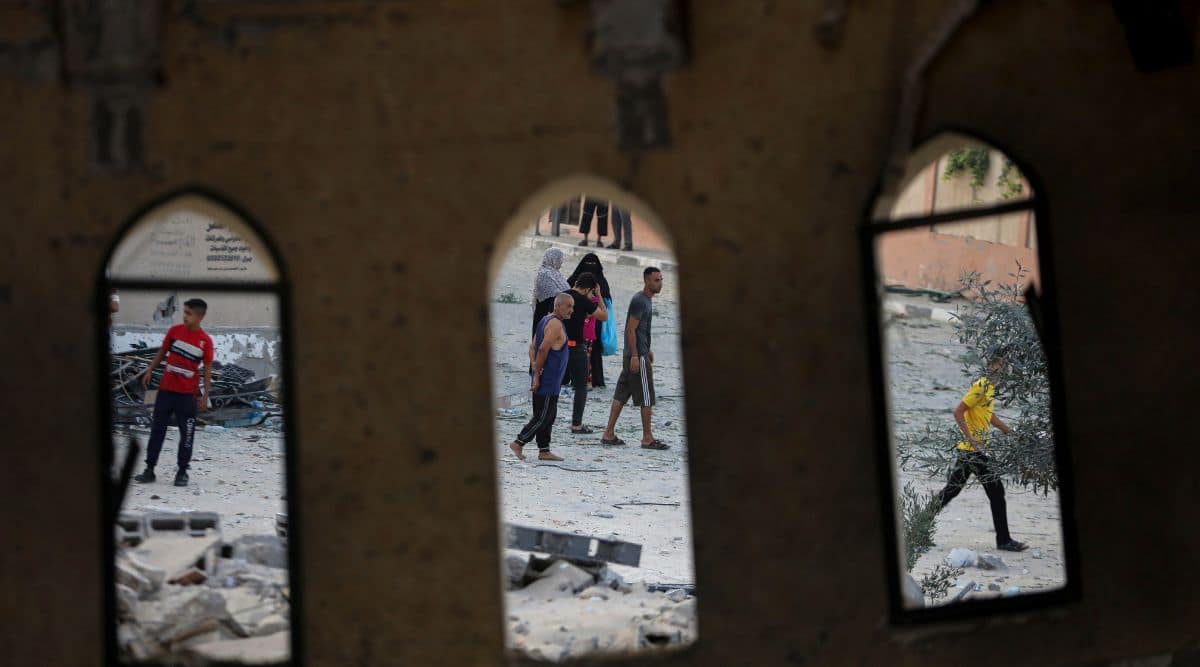 Israel-Hamas war indian Express