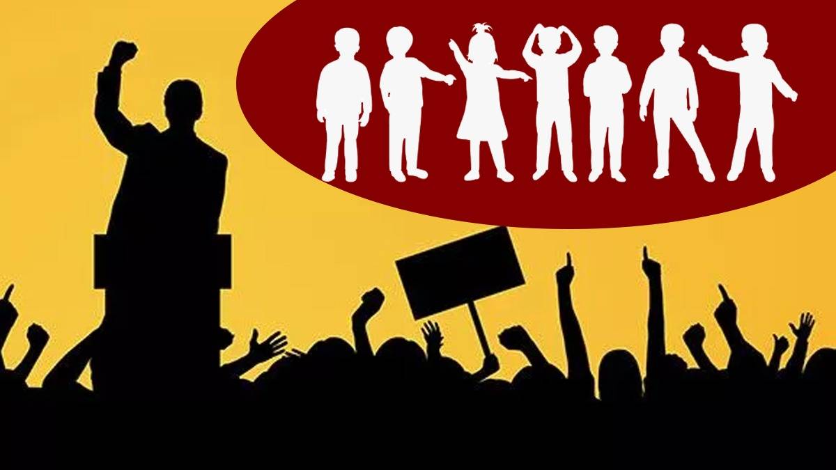 10- 12 years Old Boys Made To Pee on Posters Of Shinde Fadnavis Modi Pawar Disgusting Video Goes Viral Where Society Is Headed