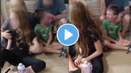 israel heartwarming viral video hamas kidnapped a family and killed a girl video goes viral