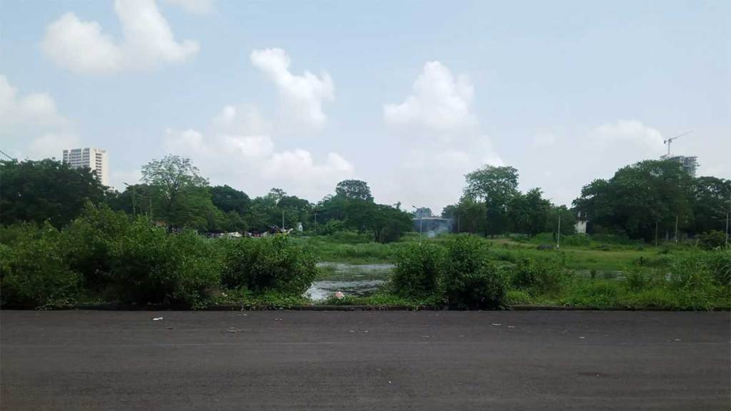 illegal construction around adharwadi jail in kalyan