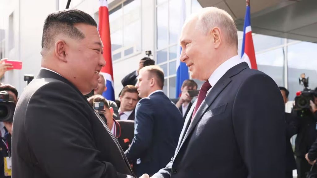 kim jong un and vladimir putin