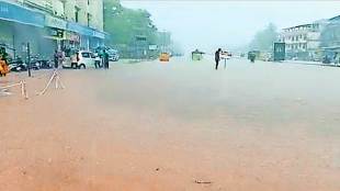 heavy rainfall in ratnagiri district due to low pressure belt