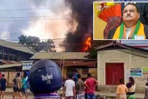 Manipur Conflict: मणिपूर भाजपचे हिंसाचाराबद्दल नड्डा यांना पत्र manipur conflict jp nadda
