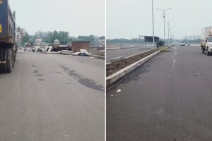 उद्घाटनापूर्वीच डोंबिवलीतील माणकोली पुलावरुन वाहतूक सुरू; डोंबिवलीतील बहुतांशी नोकरदारांचा वाहनाने ठाणे, मुंबईत प्रवास inauguration residents of Dombivli travelling Mankoli Bridge