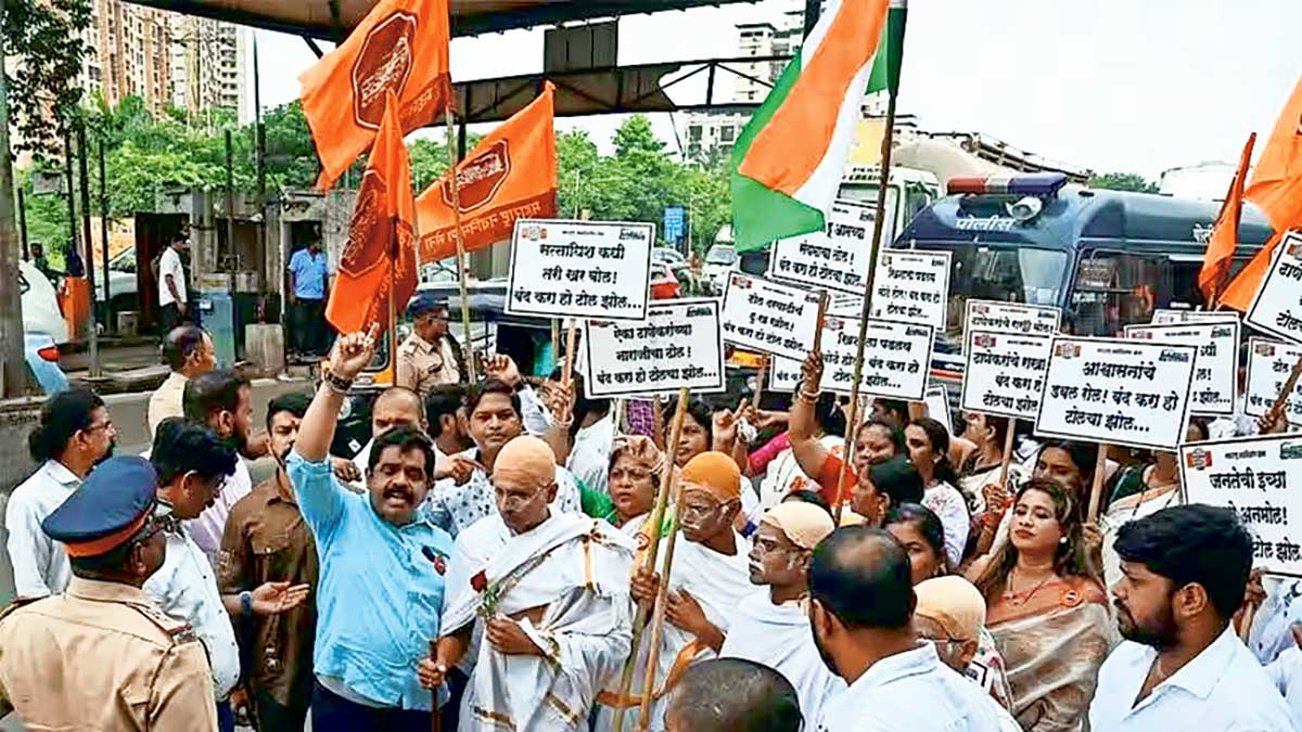 chief raj thackeray warning to set toll booths ablaze