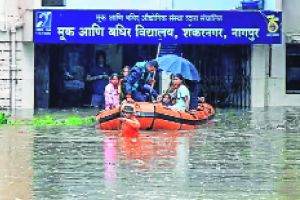नागपूरमध्ये नियोजनशून्यतेचा पूर nagpur flood