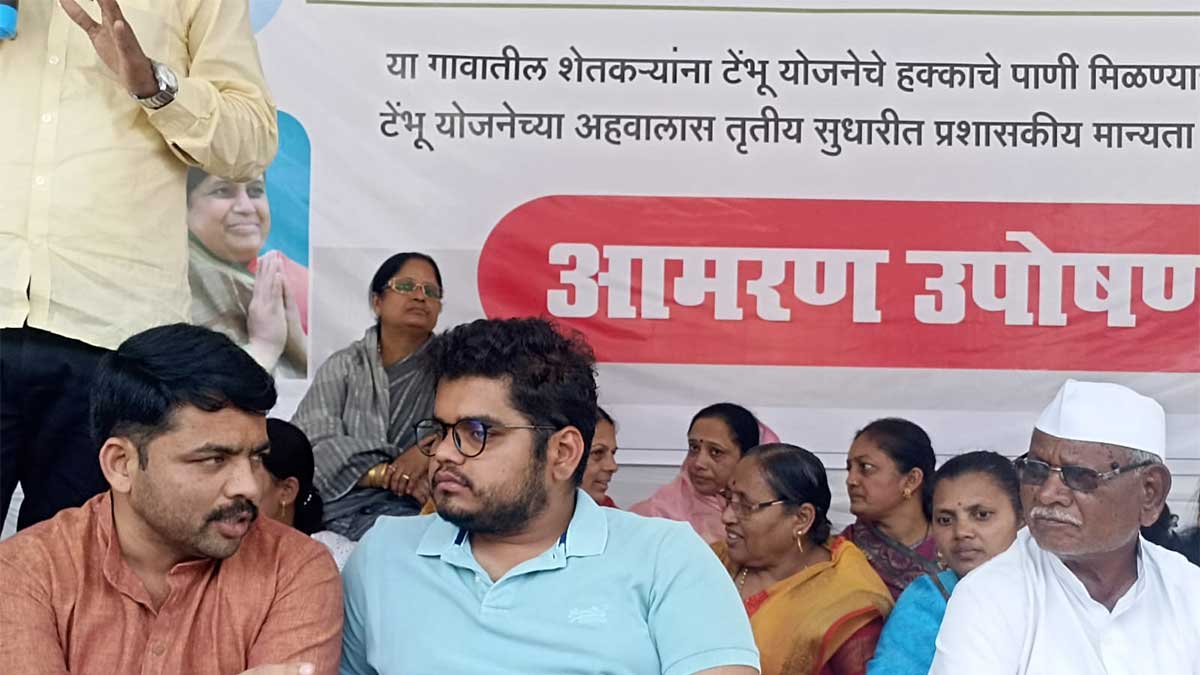 ncp mla sumantai patil hunger strike continue