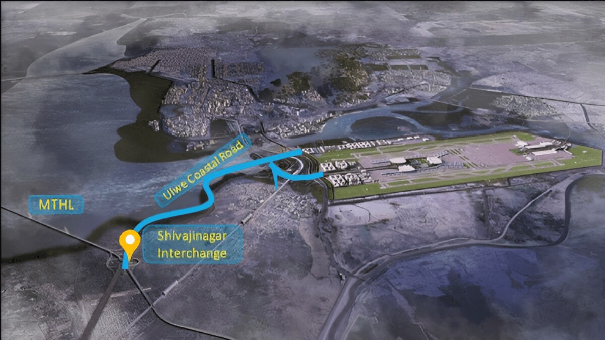 CIDCO new coastal road Mumbai Navi Mumbai Sewri–Nhava Sheva Sea Bridge Navi Mumbai International Airport