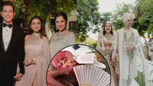 parineeti chopra and raghav chadha gave their wedding guests a customised handkerchief