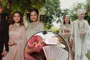 parineeti chopra and raghav chadha gave their wedding guests a customised handkerchief
