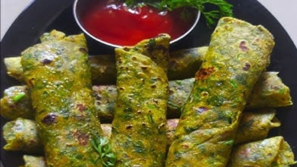 Kothimbir Paratha recipe