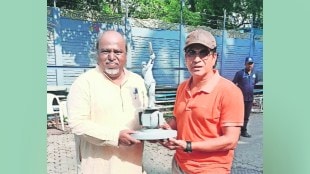 Sculptor Pramod Kamble made the statue of legendary cricketer Sachin Tendulkar