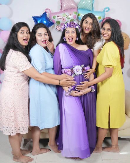 sai lokur baby shower celebration with friends