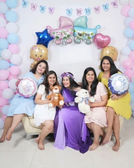 sai lokur baby shower celebration with friends