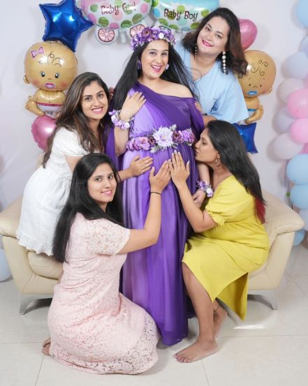 sai lokur baby shower celebration with friends