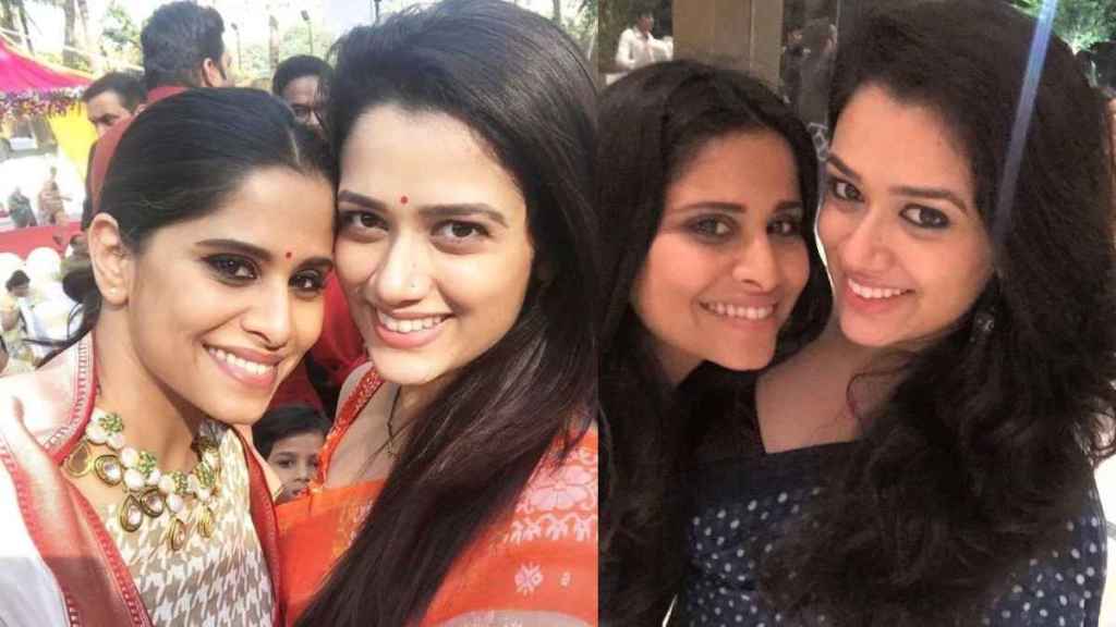 girija oak and sai tamhankar friendship