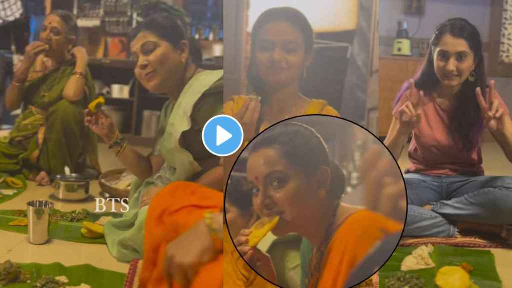 khushboo tawde shared bts video from the set