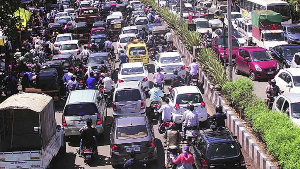 Various measures solve traffic jam Chakan pimpri pune