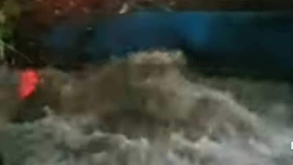water pipeline burst in dombivli