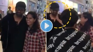 when prabhas female fan slaps him after clicking photo with him video viral